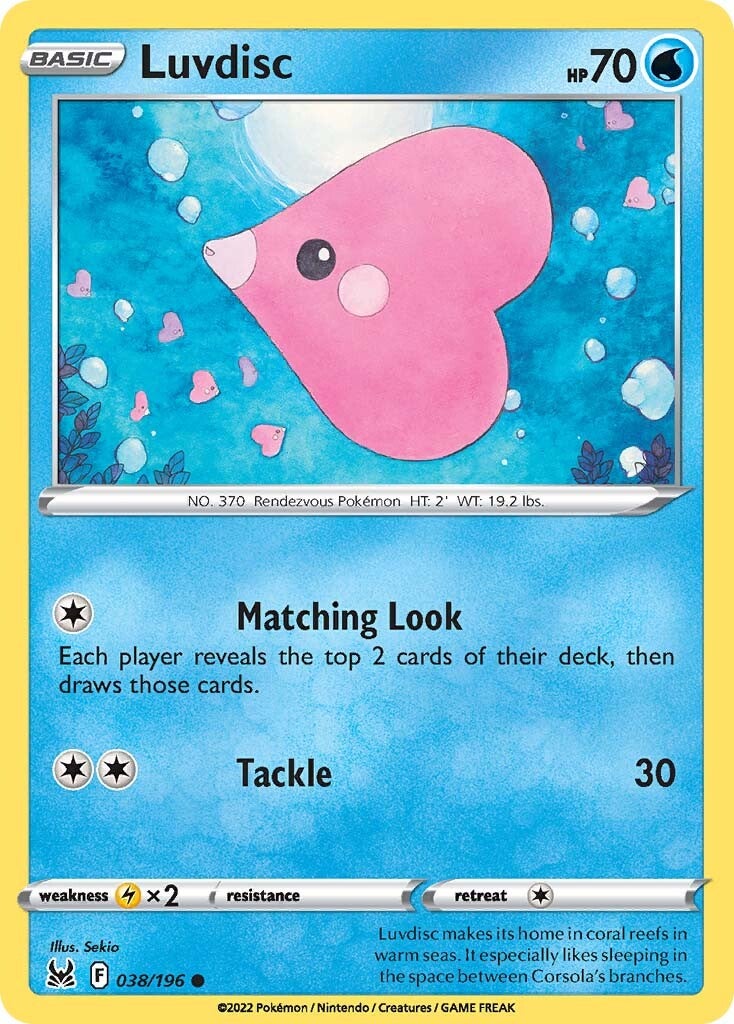 Luvdisc (038/196) [Sword & Shield: Lost Origin] | Eastridge Sports Cards & Games