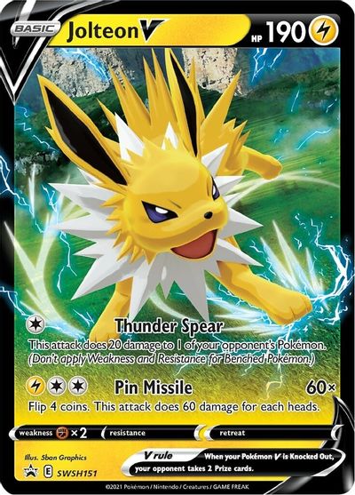 Jolteon V (SWSH151) [Sword & Shield: Black Star Promos] | Eastridge Sports Cards & Games