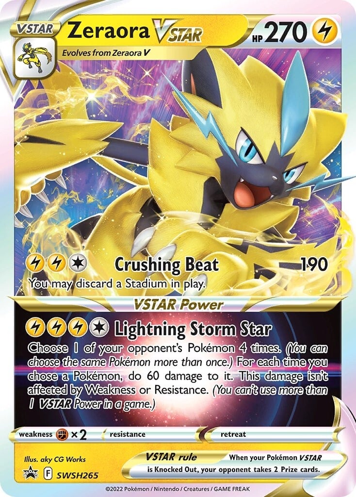 Zeraora VSTAR (SWSH265) [Sword & Shield: Black Star Promos] | Eastridge Sports Cards & Games