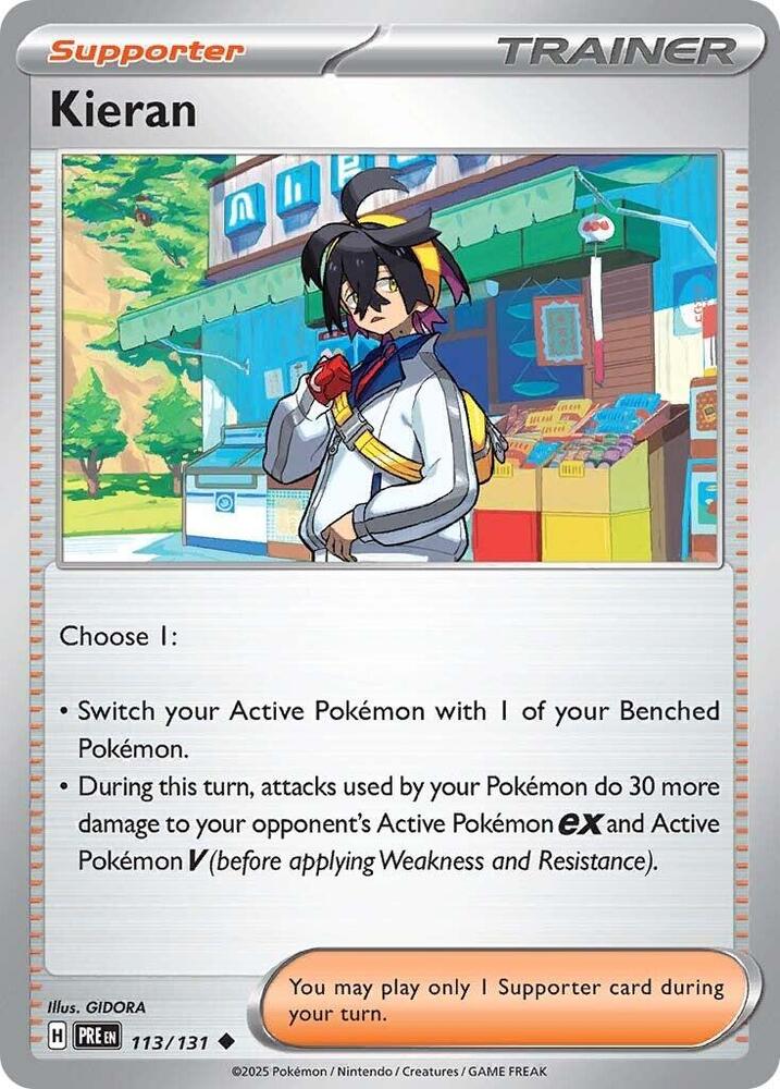 Kieran (113/131) [Scarlet & Violet: Prismatic Evolutions] | Eastridge Sports Cards & Games