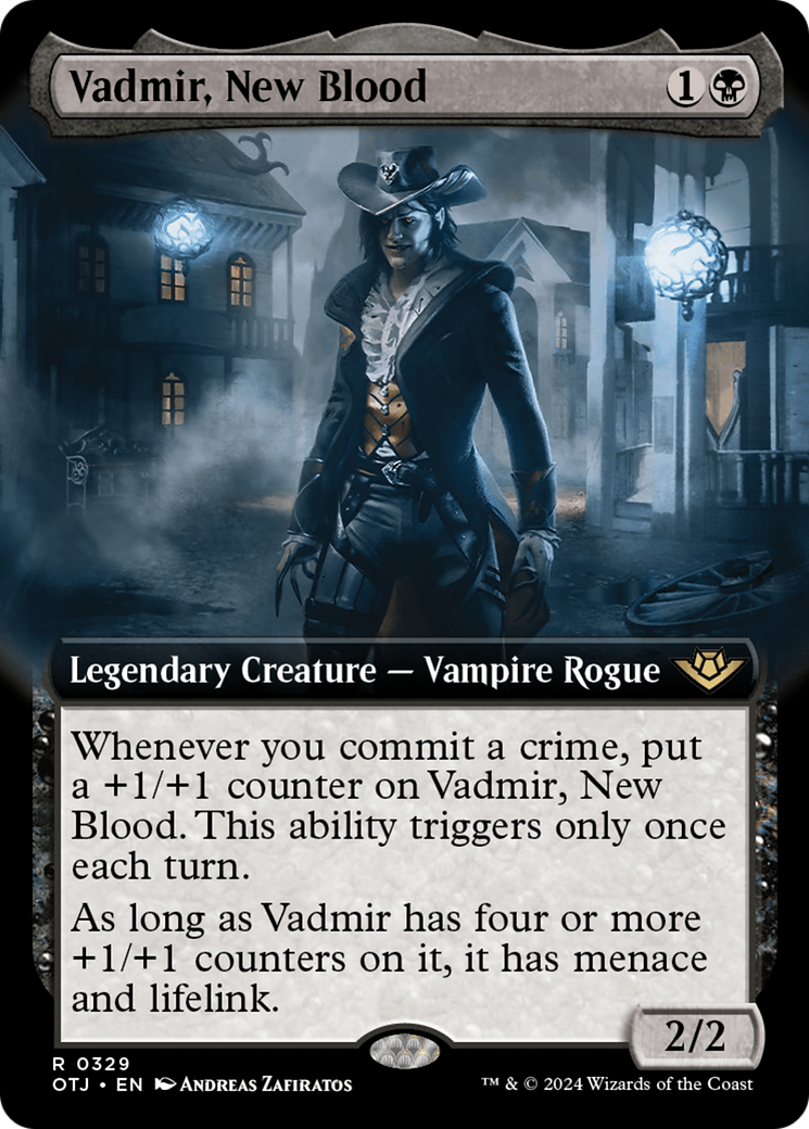 Vadmir, New Blood (Extended Art) [Outlaws of Thunder Junction] | Eastridge Sports Cards & Games