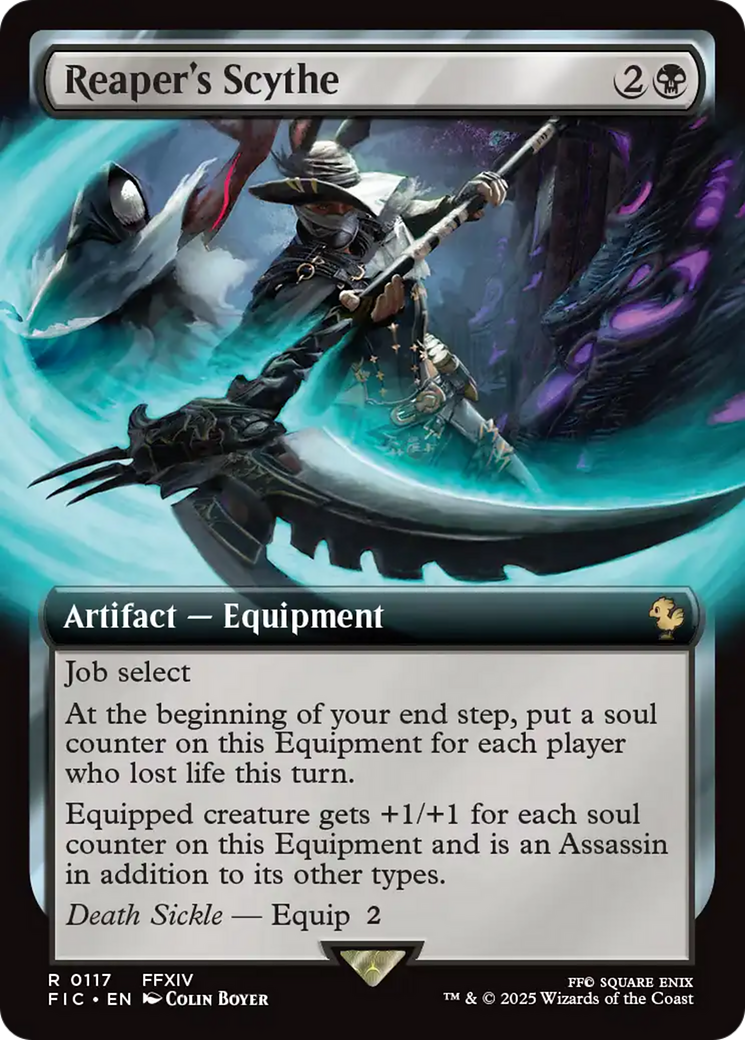 Reaper's Scythe (Extended Art) [FINAL FANTASY Commander] | Eastridge Sports Cards & Games