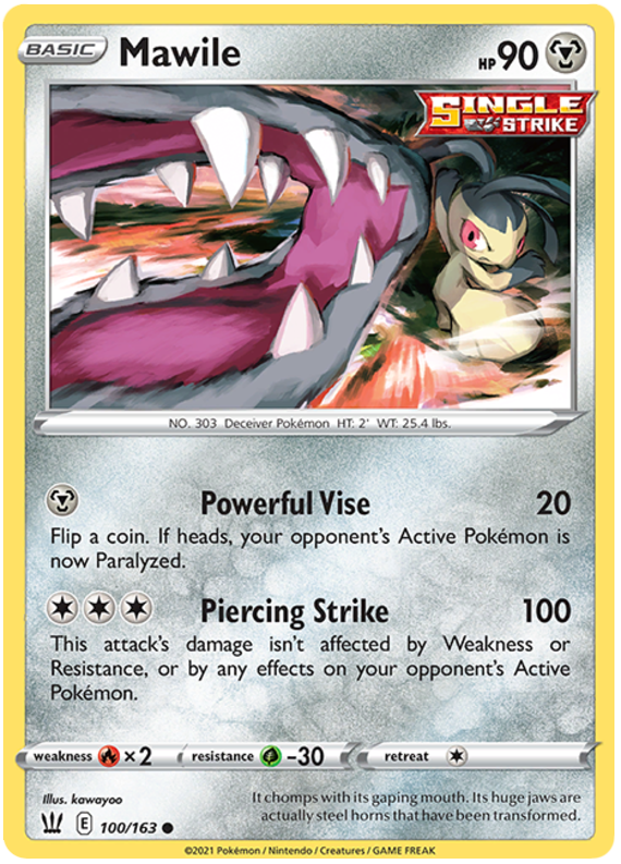 Mawile (100/163) [Sword & Shield: Battle Styles] | Eastridge Sports Cards & Games