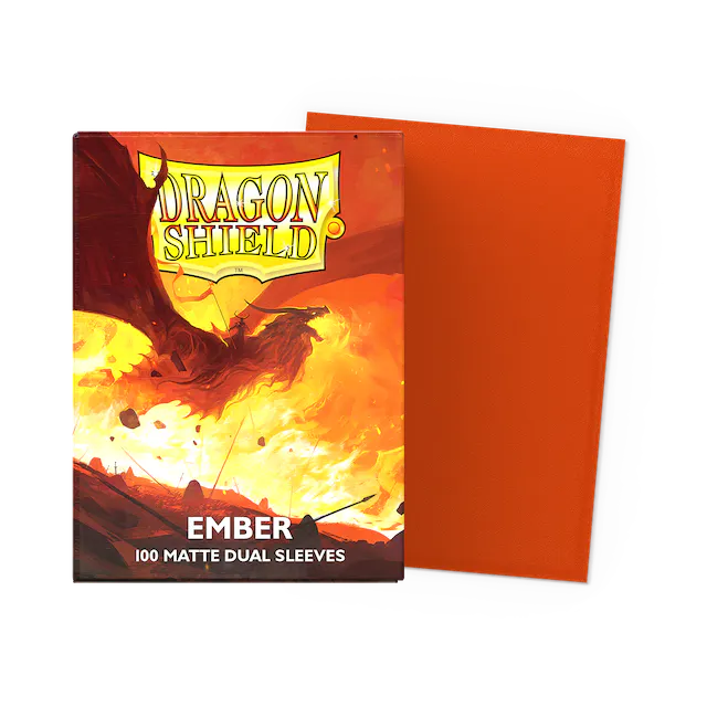 Dragon Shield Matte Dual Card Sleeves 100ct - Ember | Eastridge Sports Cards & Games