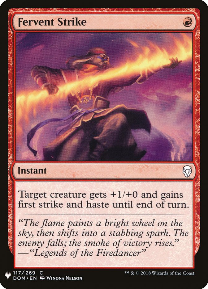 Fervent Strike [Mystery Booster] | Eastridge Sports Cards & Games