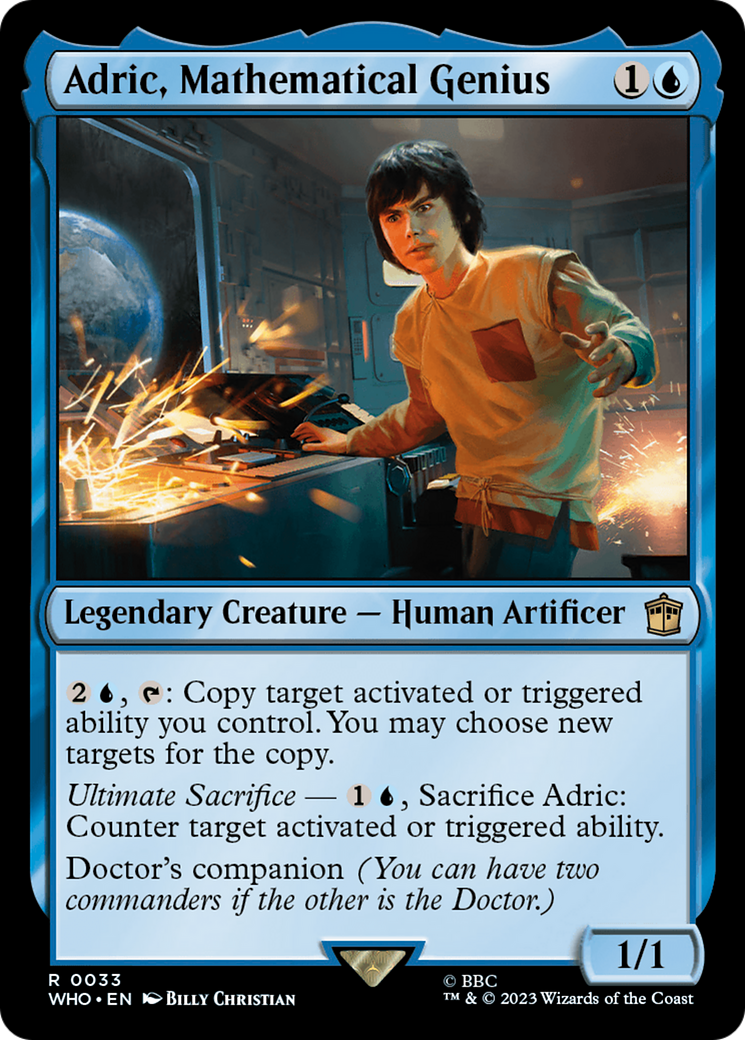 Adric, Mathematical Genius [Doctor Who] | Eastridge Sports Cards & Games