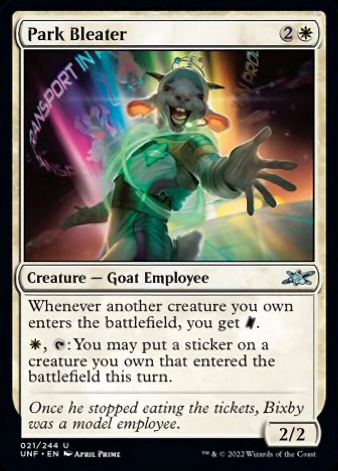 Park Bleater [Unfinity] | Eastridge Sports Cards & Games