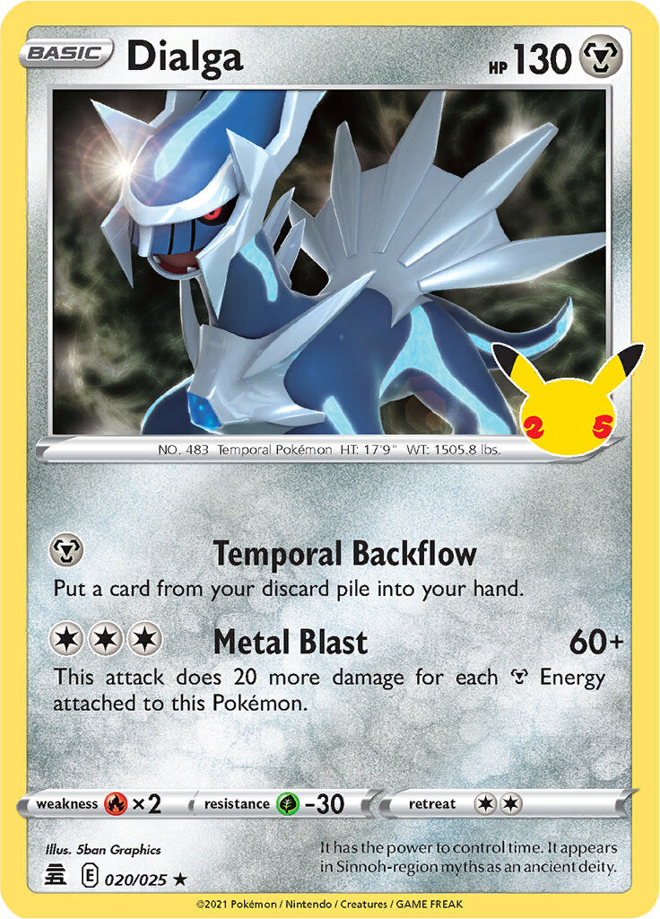 Dialga (020/025) [Celebrations: 25th Anniversary] | Eastridge Sports Cards & Games