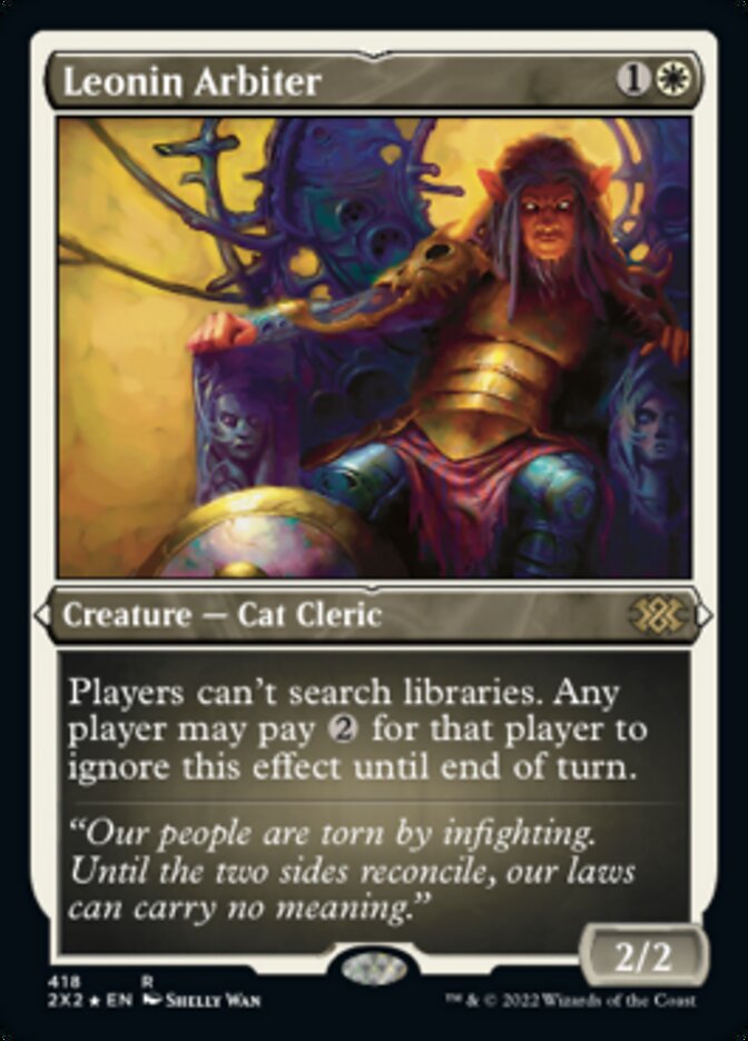Leonin Arbiter (Foil Etched) [Double Masters 2022] | Eastridge Sports Cards & Games
