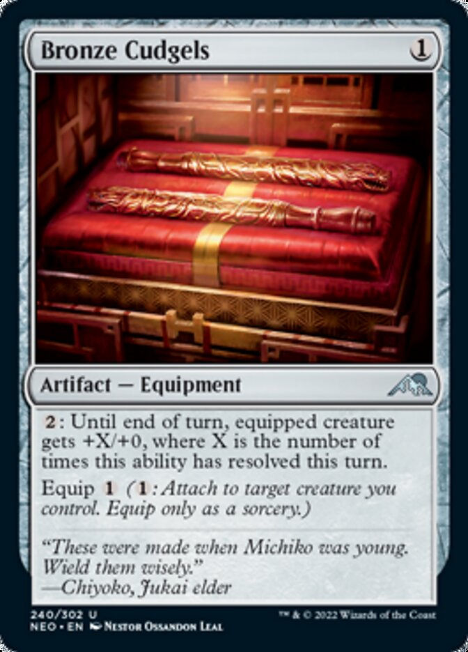 Bronze Cudgels [Kamigawa: Neon Dynasty] | Eastridge Sports Cards & Games