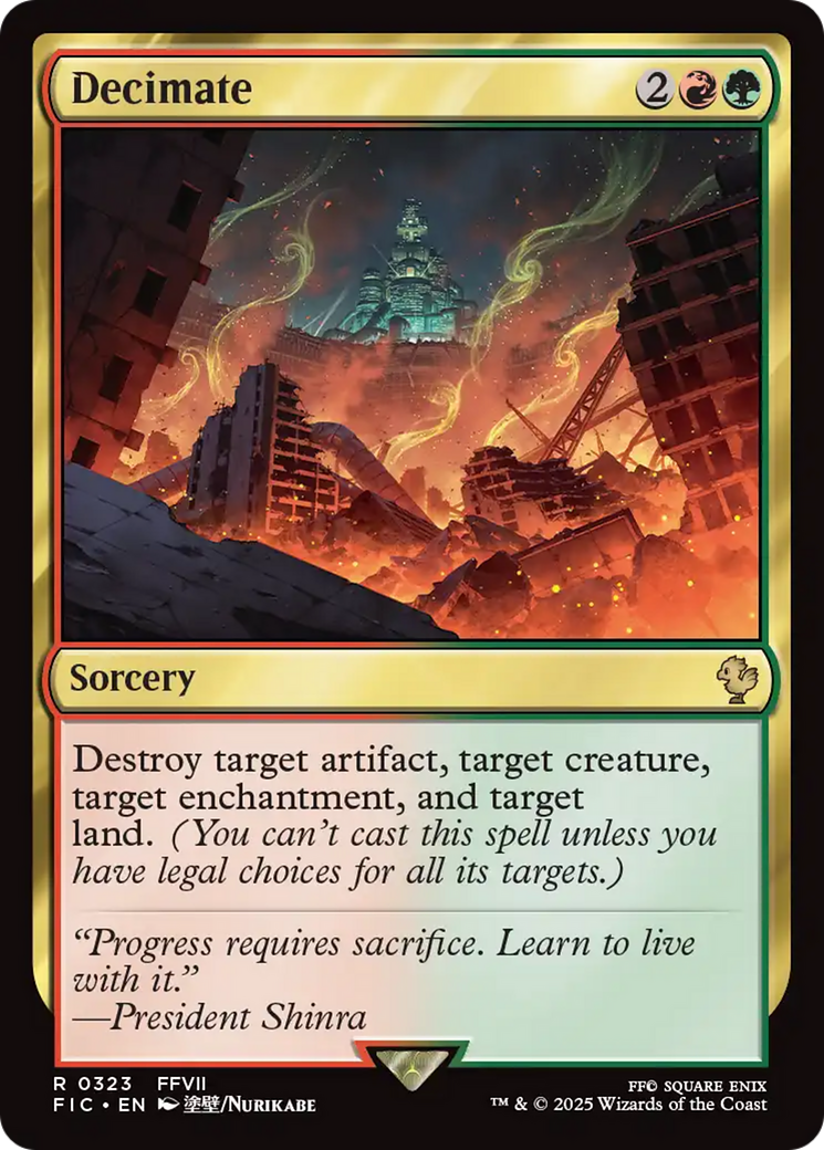 Decimate [FINAL FANTASY Commander] | Eastridge Sports Cards & Games
