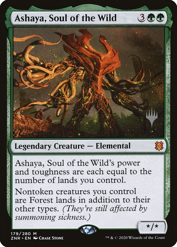 Ashaya, Soul of the Wild (Promo Pack) [Zendikar Rising Promos] | Eastridge Sports Cards & Games