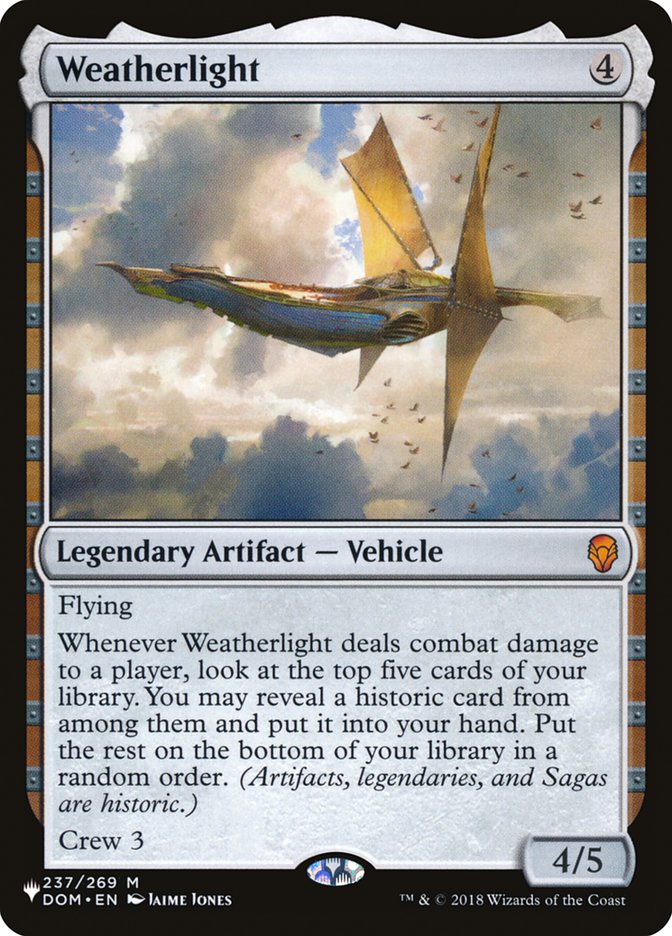 Weatherlight [The List] | Eastridge Sports Cards & Games