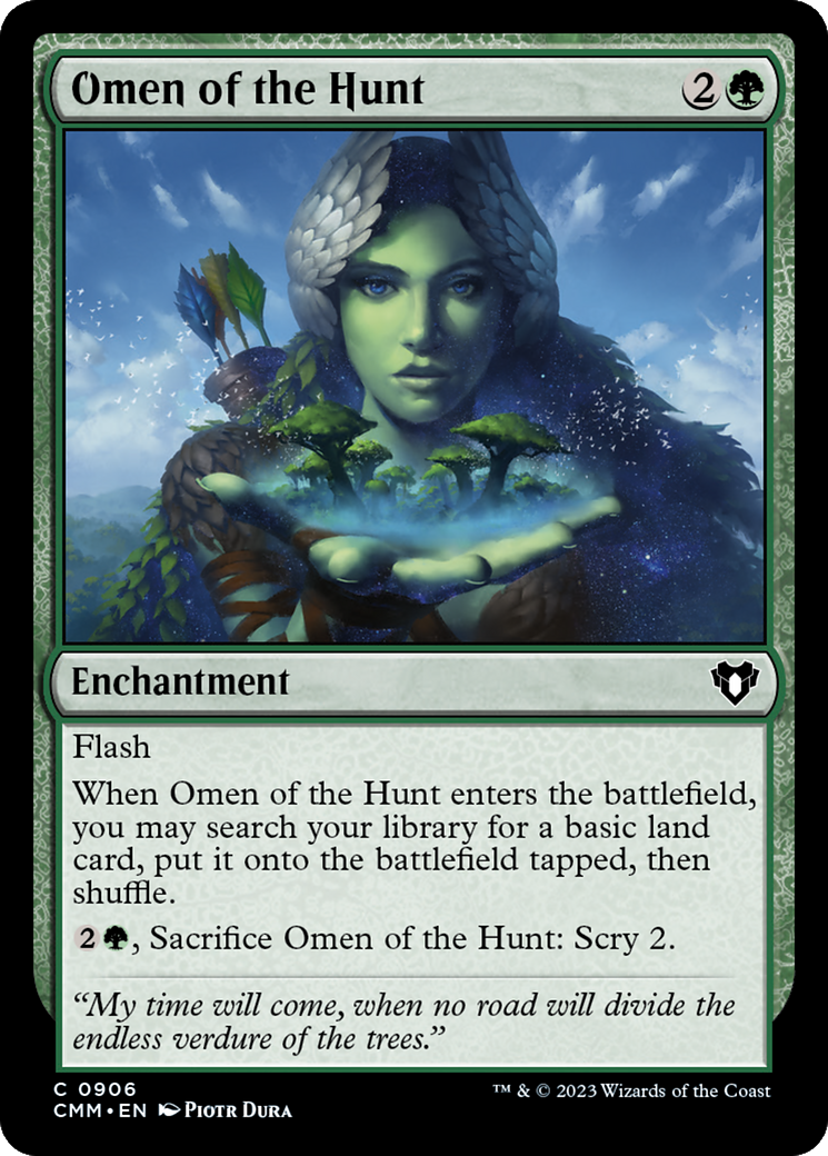 Omen of the Hunt [Commander Masters] | Eastridge Sports Cards & Games