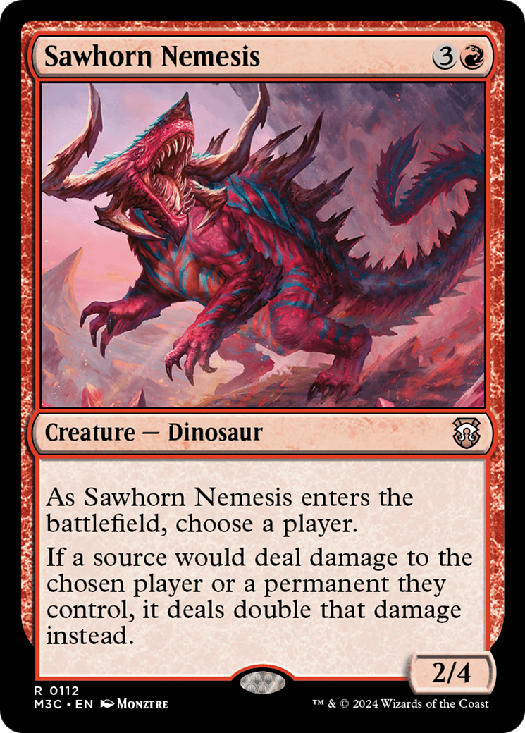 Sawhorn Nemesis [Modern Horizons 3 Commander] | Eastridge Sports Cards & Games