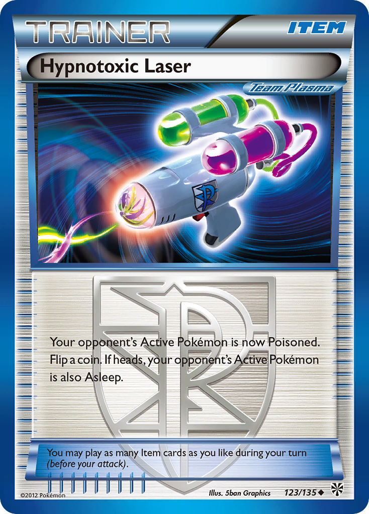 Hypnotoxic Laser (123/135) [Black & White: Plasma Storm] | Eastridge Sports Cards & Games