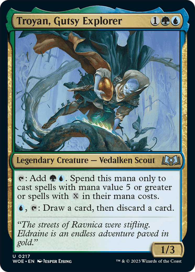 Troyan, Gutsy Explorer [Wilds of Eldraine] | Eastridge Sports Cards & Games