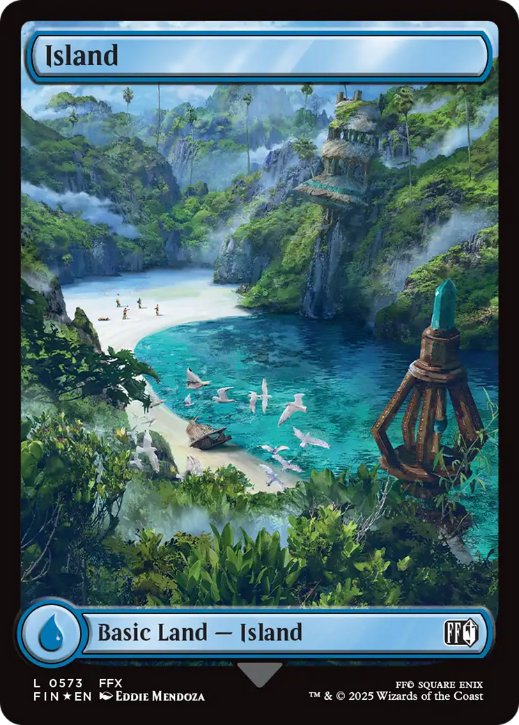 Island (0573) (Surge Foil) [FINAL FANTASY] | Eastridge Sports Cards & Games
