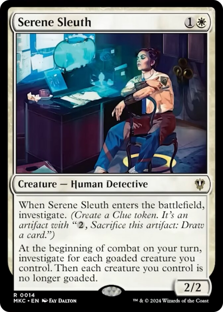 Serene Sleuth [Murders at Karlov Manor Commander] | Eastridge Sports Cards & Games