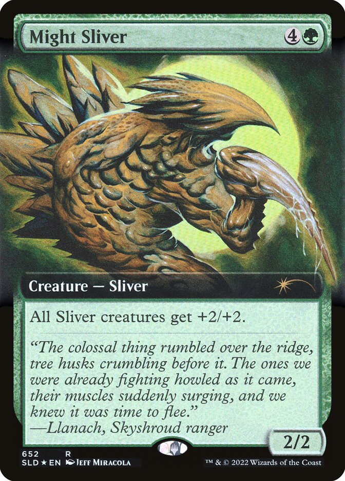 Might Sliver (Extended Art) [Secret Lair Drop Promos] | Eastridge Sports Cards & Games