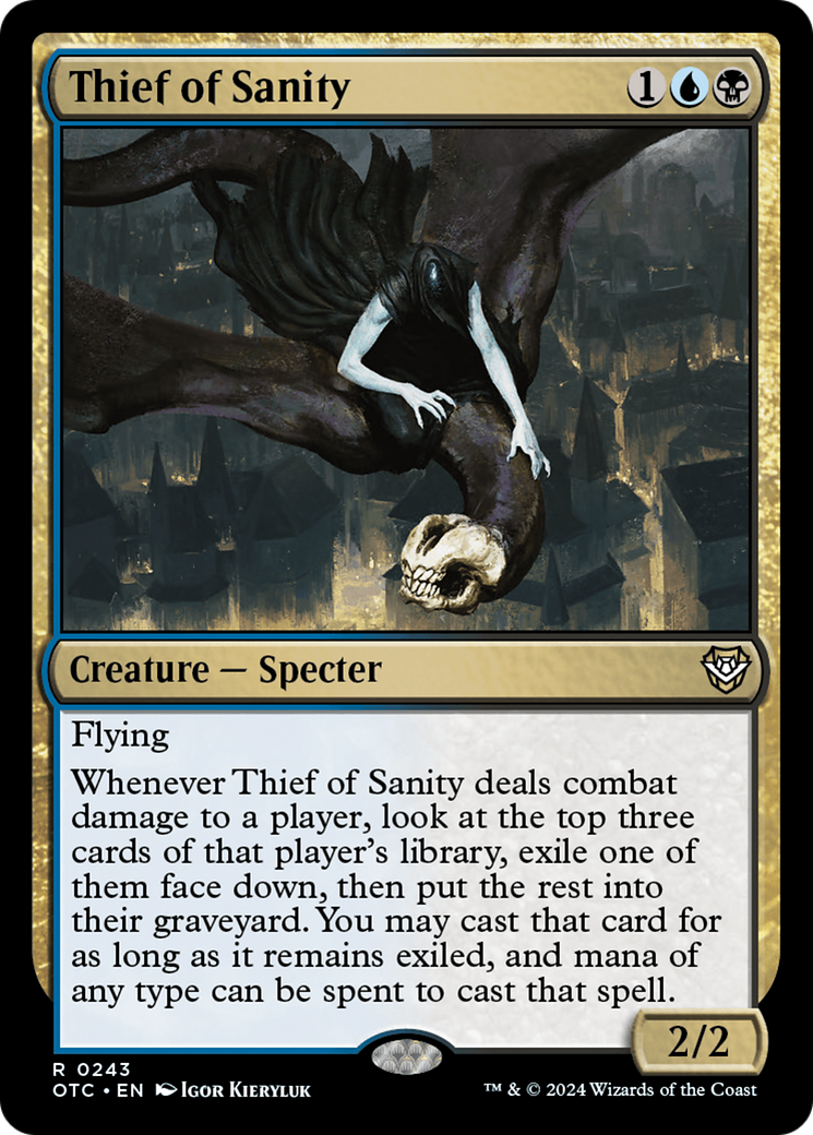 Thief of Sanity [Outlaws of Thunder Junction Commander] | Eastridge Sports Cards & Games