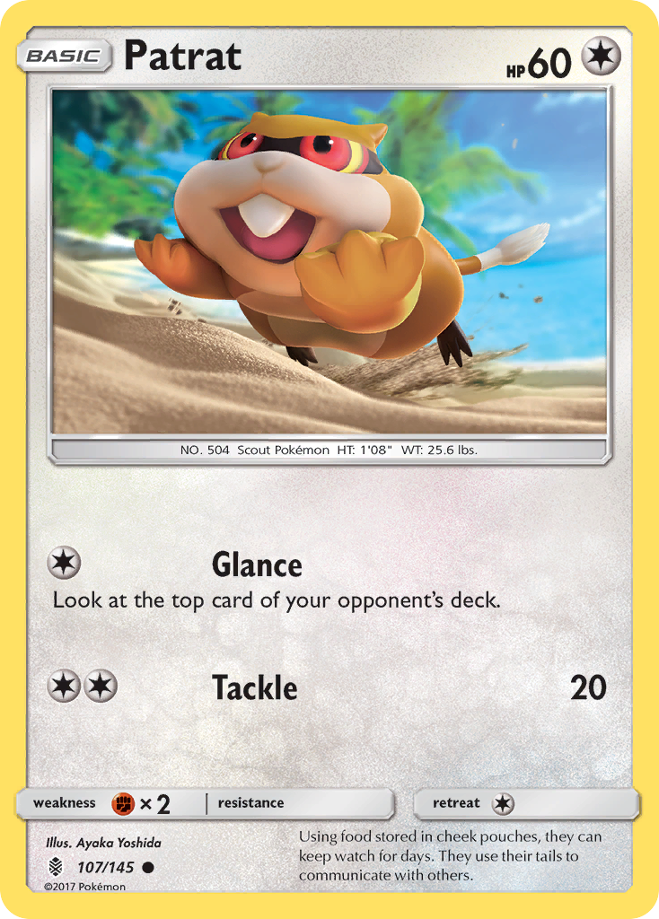 Patrat (107/145) [Sun & Moon: Guardians Rising] | Eastridge Sports Cards & Games