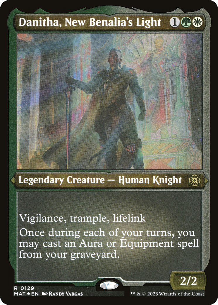 Danitha, New Benalia's Light (Foil Etched) [March of the Machine: The Aftermath]