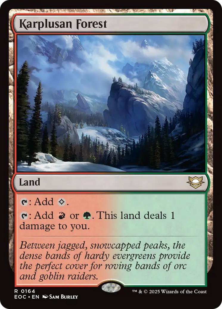 Karplusan Forest [Edge of Eternities Commander] | Eastridge Sports Cards & Games