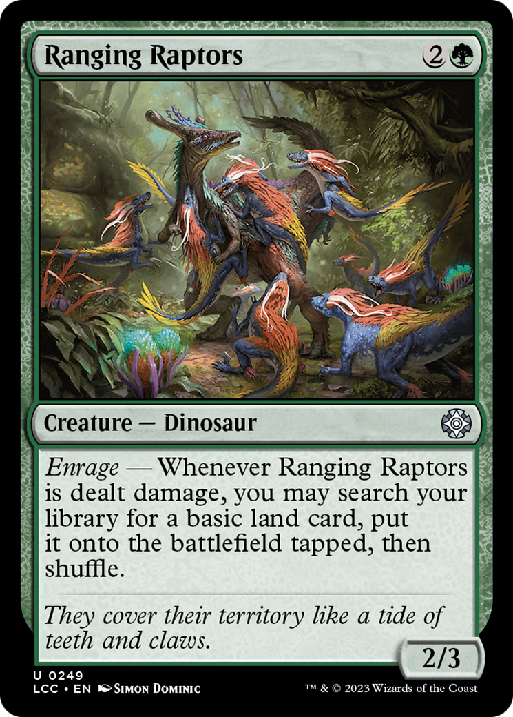 Ranging Raptors [The Lost Caverns of Ixalan Commander] | Eastridge Sports Cards & Games