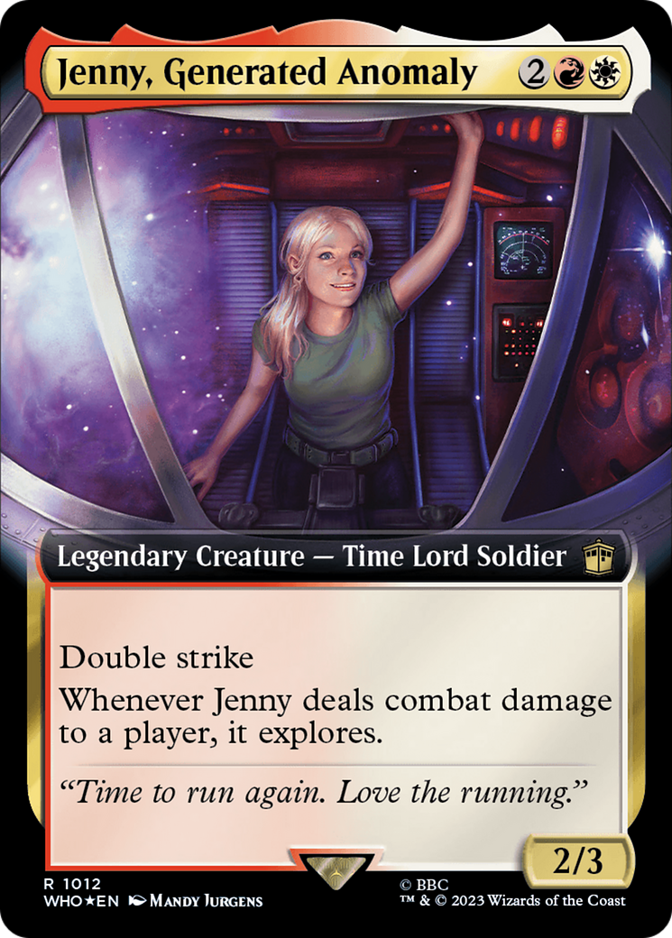 Jenny, Generated Anomaly (Extended Art) (Surge Foil) [Doctor Who] | Eastridge Sports Cards & Games