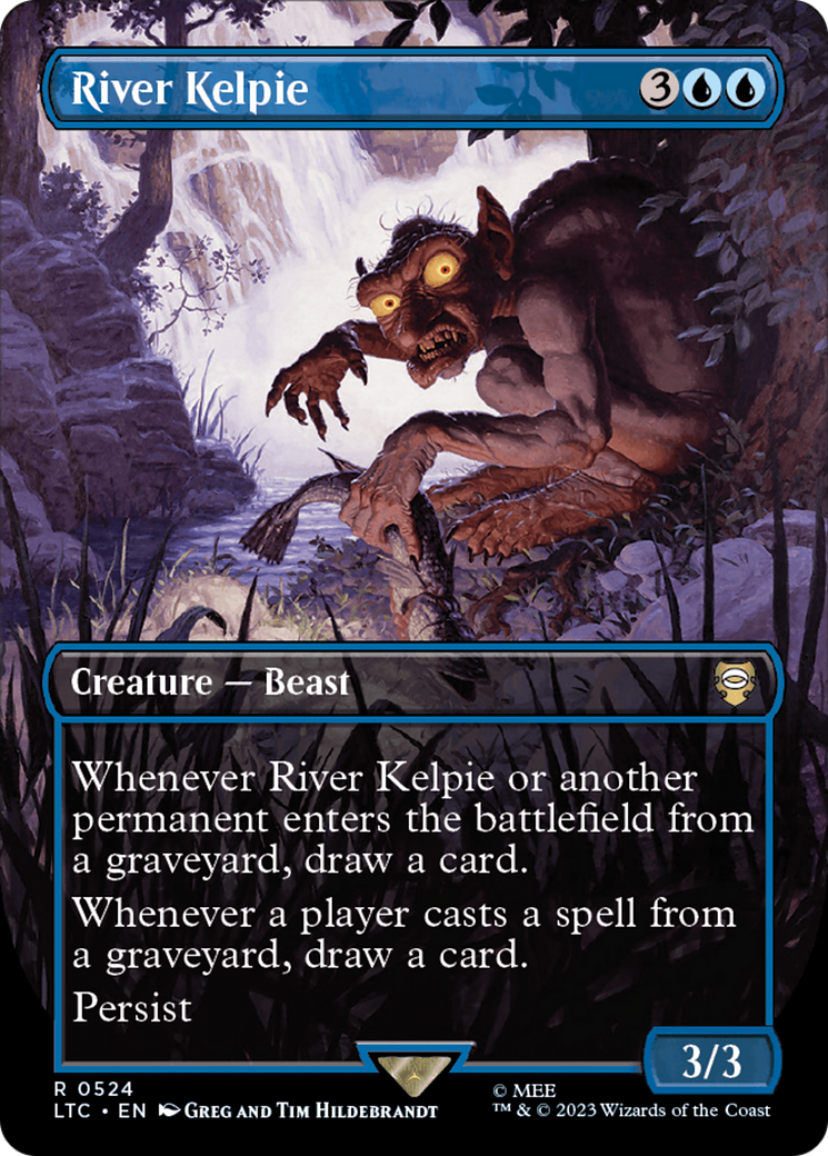 River Kelpie (Borderless) [The Lord of the Rings: Tales of Middle-Earth Commander] | Eastridge Sports Cards & Games