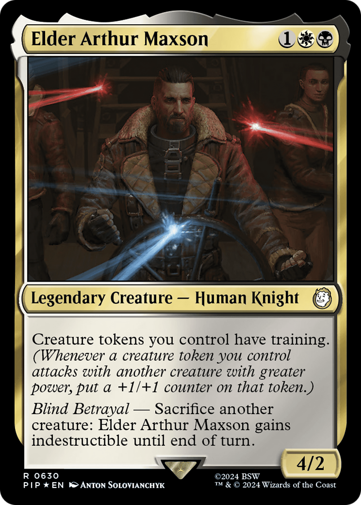 Elder Arthur Maxson (Surge Foil) [Fallout] | Eastridge Sports Cards & Games