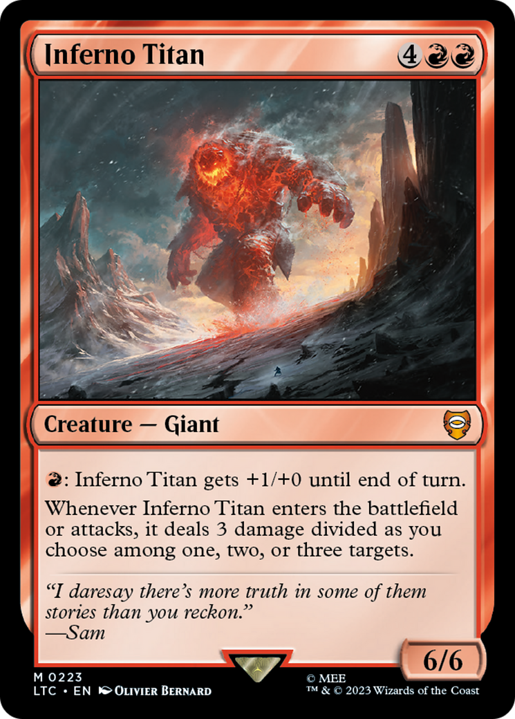 Inferno Titan [The Lord of the Rings: Tales of Middle-Earth Commander] | Eastridge Sports Cards & Games