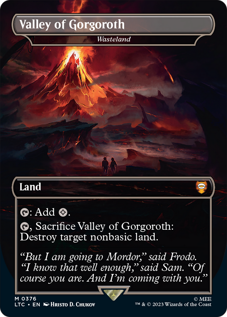 Wasteland - Valley of Gorgoroth [The Lord of the Rings: Tales of Middle-Earth Commander] | Eastridge Sports Cards & Games