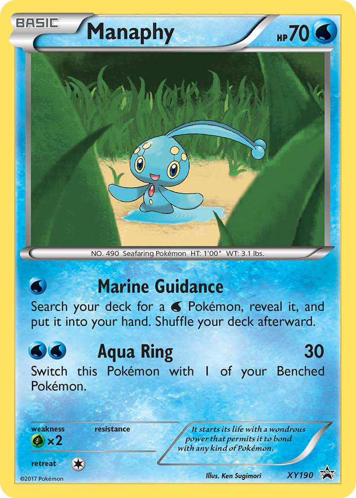 Manaphy (XY190) [XY: Black Star Promos] | Eastridge Sports Cards & Games