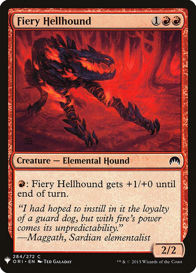 Fiery Hellhound [Mystery Booster] | Eastridge Sports Cards & Games