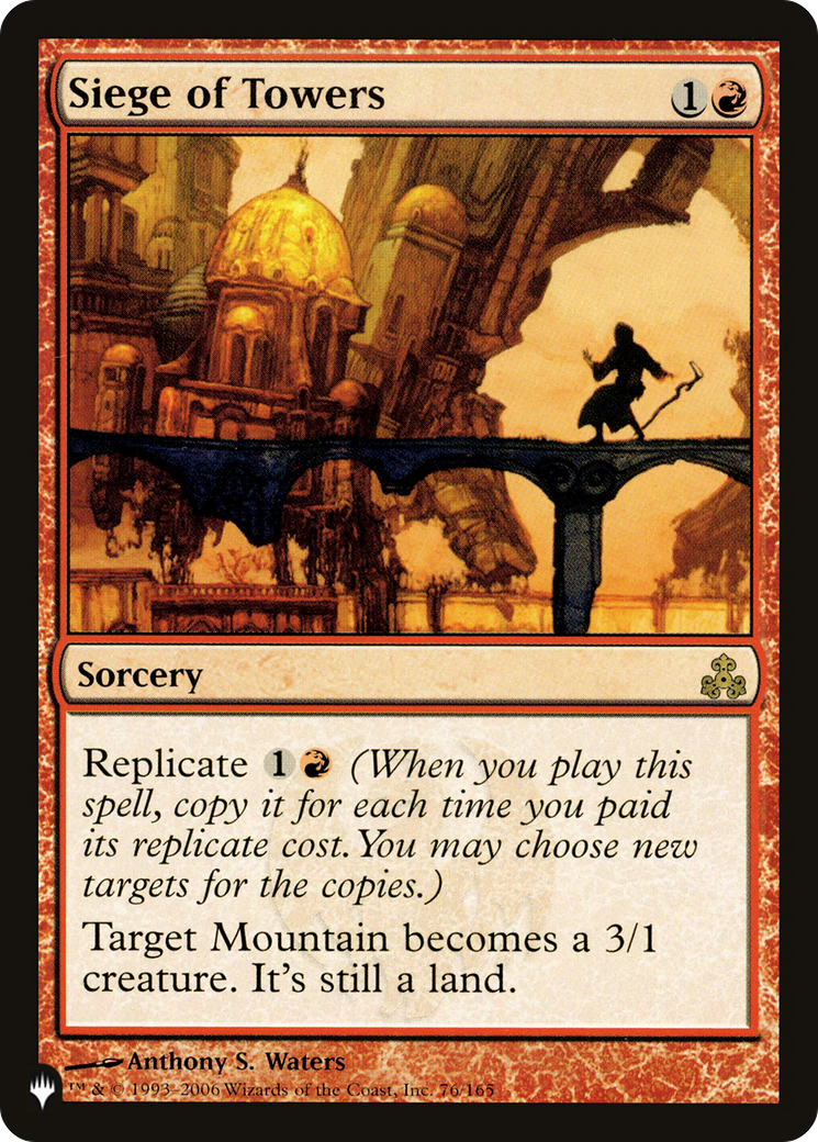 Siege of Towers [The List] | Eastridge Sports Cards & Games