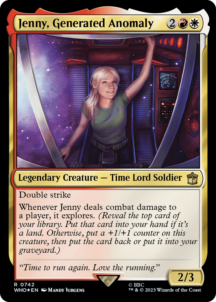 Jenny, Generated Anomaly (Surge Foil) [Doctor Who] | Eastridge Sports Cards & Games