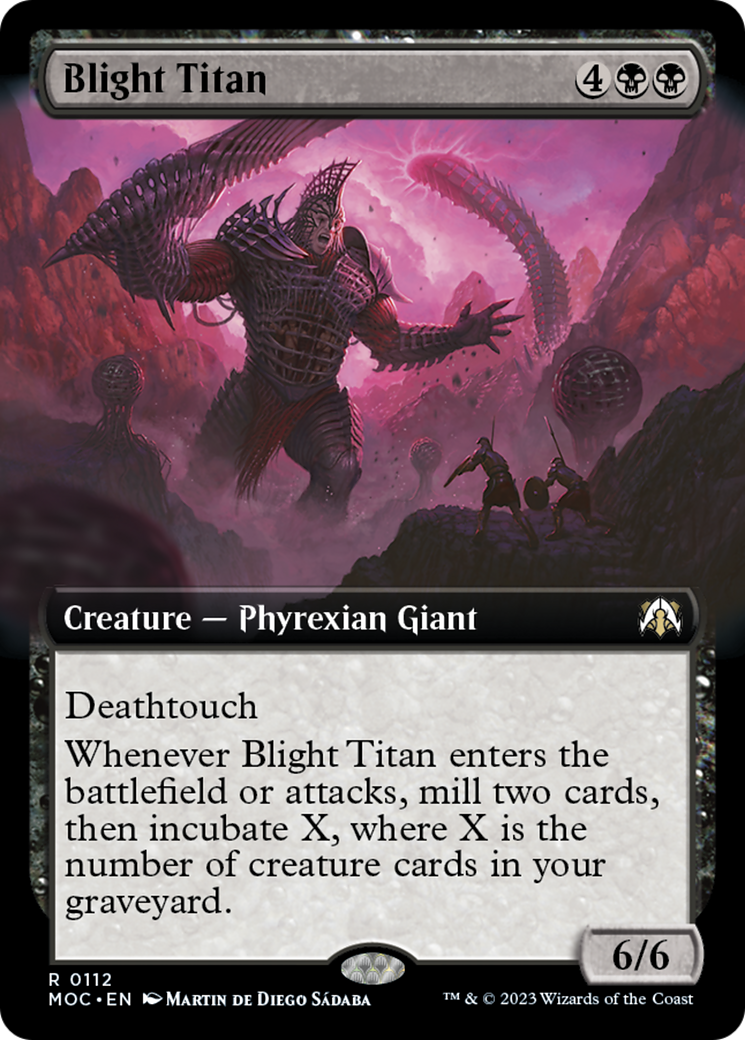 Blight Titan (Extended Art) [March of the Machine Commander] | Eastridge Sports Cards & Games