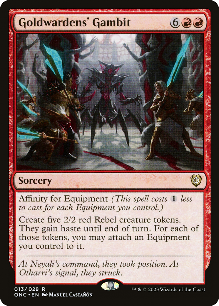 Goldwardens' Gambit [Phyrexia: All Will Be One Commander] | Eastridge Sports Cards & Games