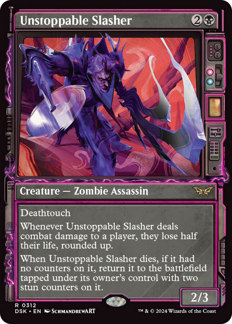 Unstoppable Slasher (Showcase) [Duskmourn: House of Horror] | Eastridge Sports Cards & Games