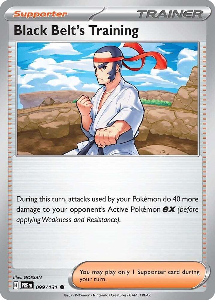 Black Belt's Training (099/131) [Scarlet & Violet: Prismatic Evolutions] | Eastridge Sports Cards & Games