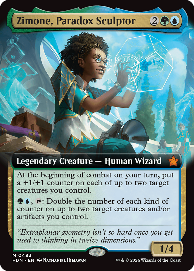 Zimone, Paradox Sculptor (Extended Art) [Foundations] | Eastridge Sports Cards & Games