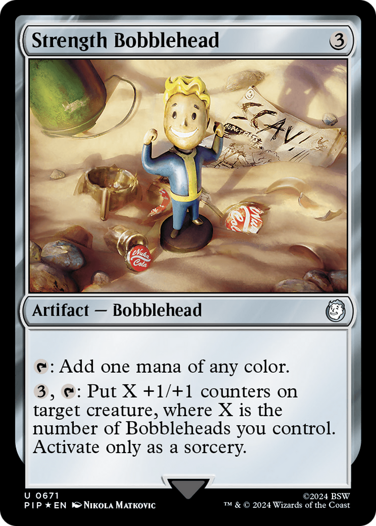 Strength Bobblehead (Surge Foil) [Fallout] | Eastridge Sports Cards & Games