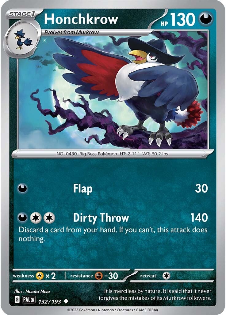 Honchkrow (132/193) [Scarlet & Violet: Paldea Evolved] | Eastridge Sports Cards & Games