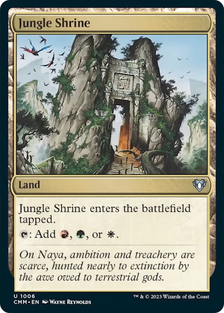 Jungle Shrine [Commander Masters] | Eastridge Sports Cards & Games