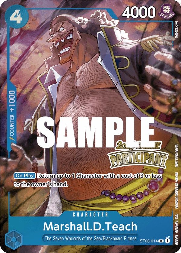 Marshall.D.Teach (Online Regional 2023) [Participant] [One Piece Promotion Cards] | Eastridge Sports Cards & Games