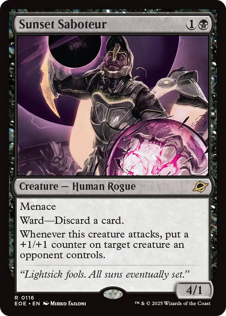 Sunset Saboteur [Edge of Eternities] | Eastridge Sports Cards & Games