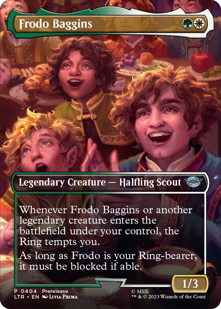 Frodo Baggins (Borderless Alternate Art) [The Lord of the Rings: Tales of Middle-Earth] | Eastridge Sports Cards & Games