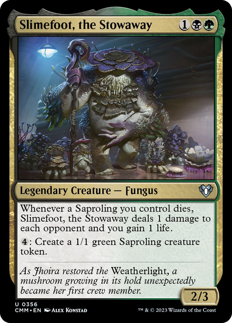 Slimefoot, the Stowaway [Commander Masters] | Eastridge Sports Cards & Games